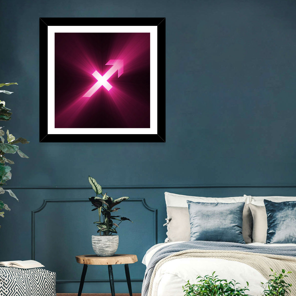 Cosmic Sagittarius Symbol Wall Art