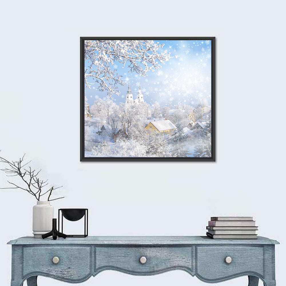 Frosted Village Wall Art
