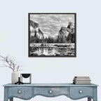Yosemite Valley Winter View Wall Art