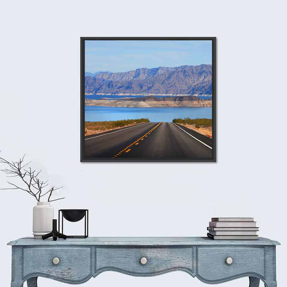Lake Mead Road Perspective Wall Art