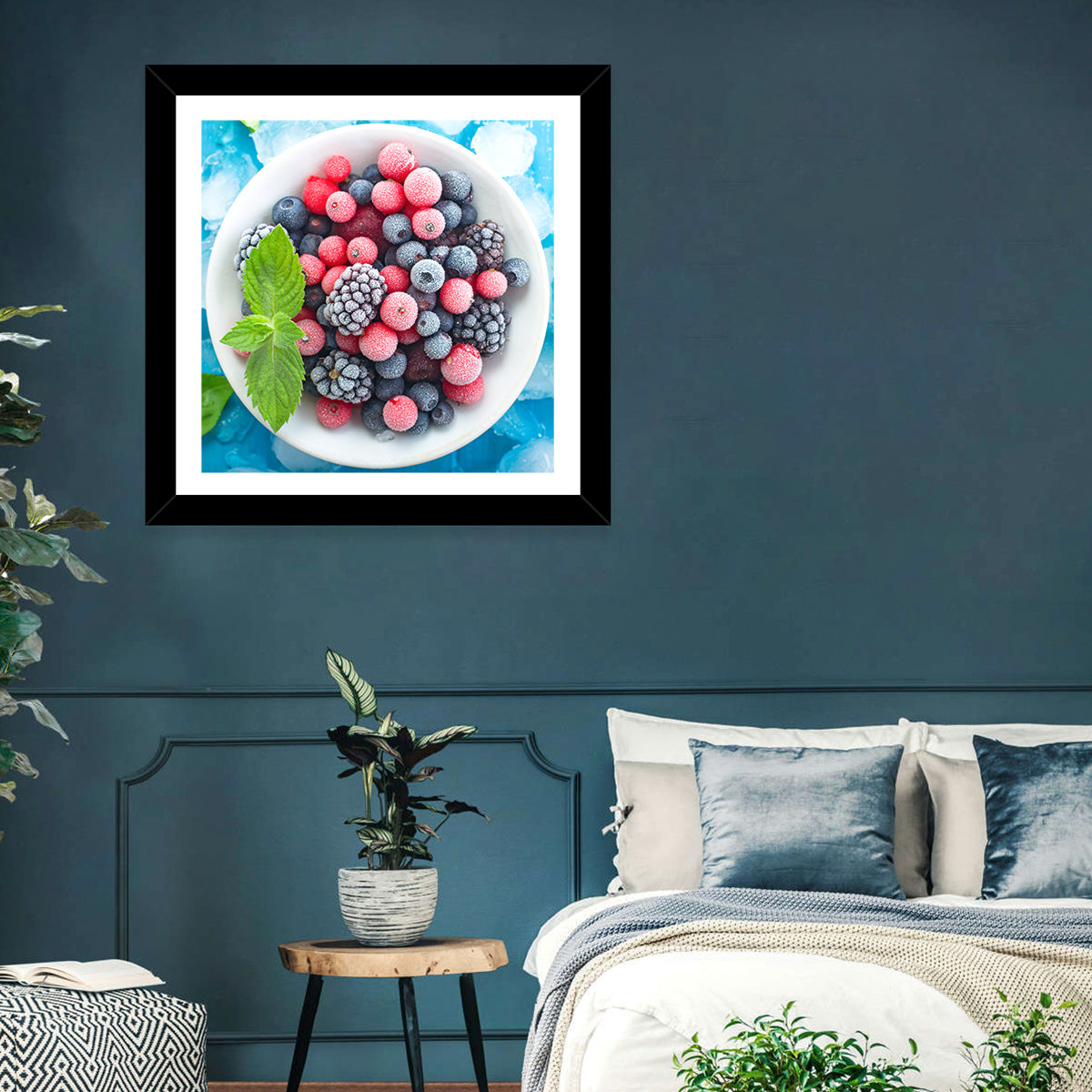 Frozen Berry Bowl Wall Art