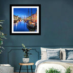 Nyhavn Canal at Dusk Wall Art