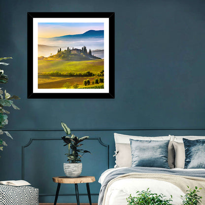 Tuscan Morning Landscape Wall Art