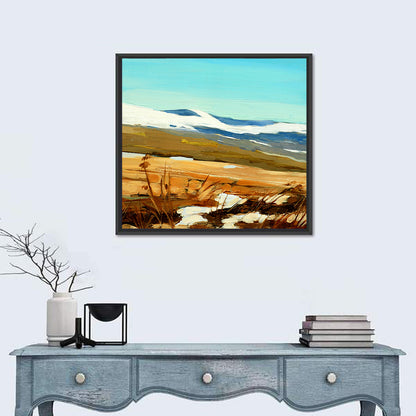 Spanish Mountain Abstract Wall Art