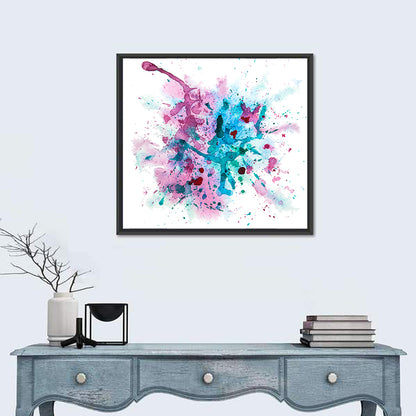 Colours Splash Wall Art