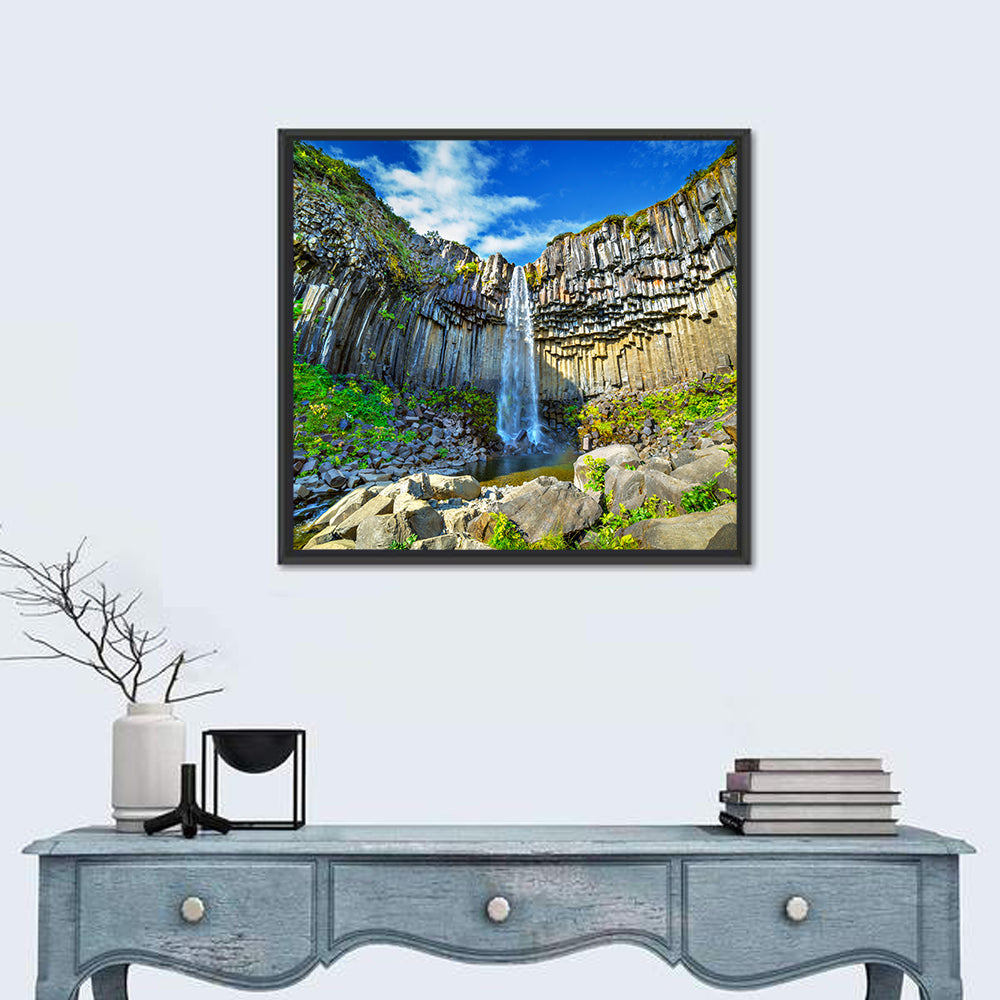 Svartifoss Basalt Falls Wall Art