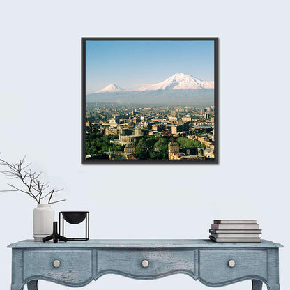 Mount Ararat From Yerevan Wall Art
