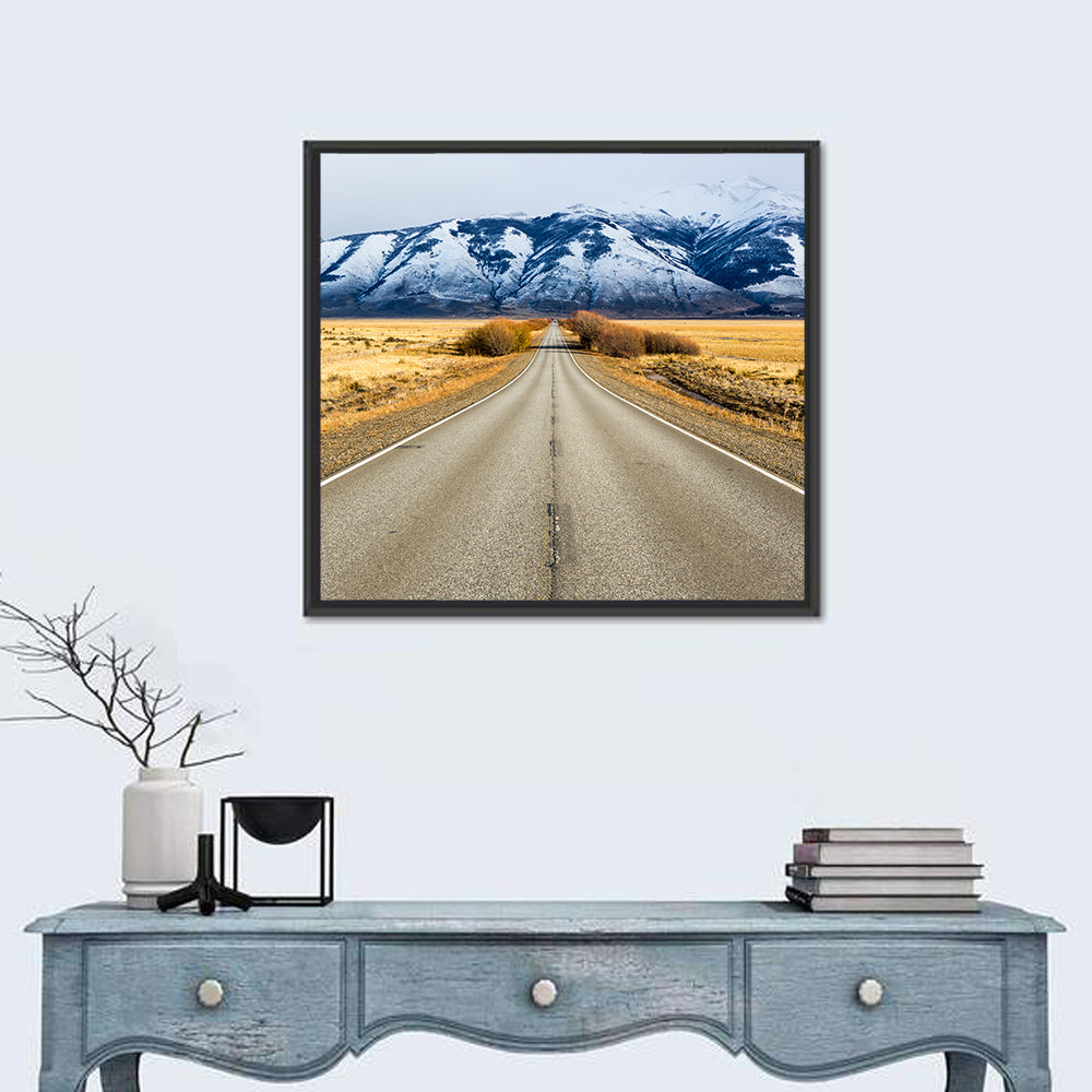 El Calafate Road with Snow Peaks Wall Art