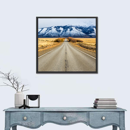 El Calafate Road with Snow Peaks Wall Art