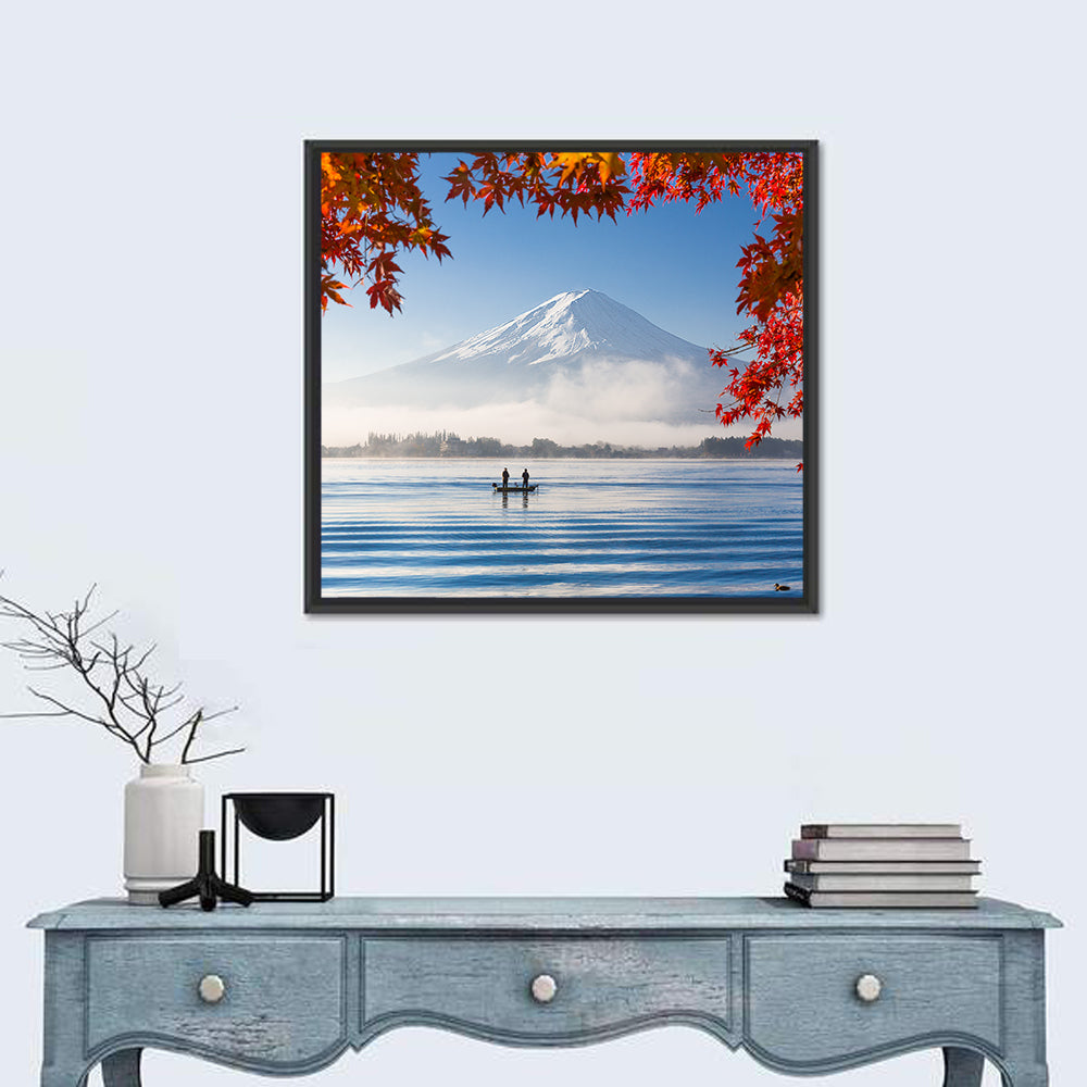 Mount Fuji Over Lake Kawaguchiko Wall Art