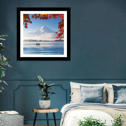 Mount Fuji Over Lake Kawaguchiko Wall Art