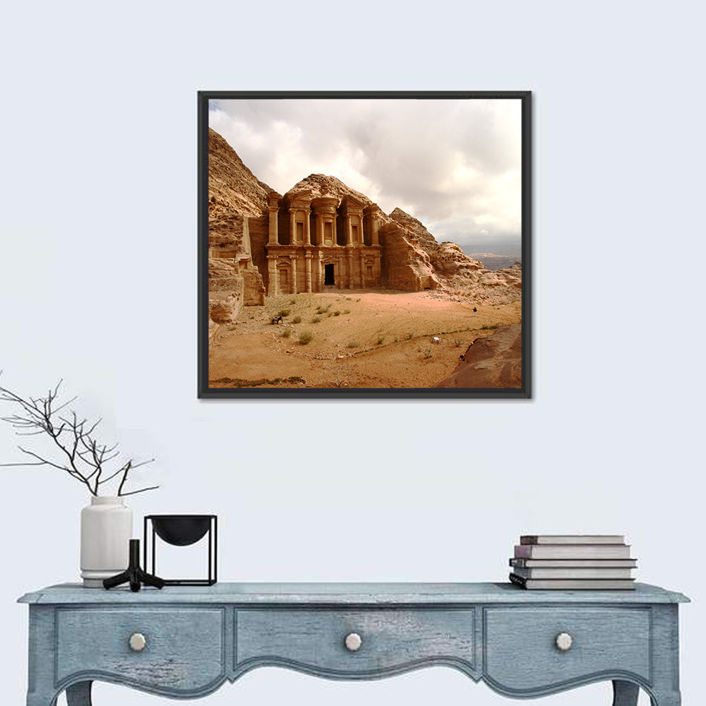 The Monastery of Petra, Jordan Wall Art