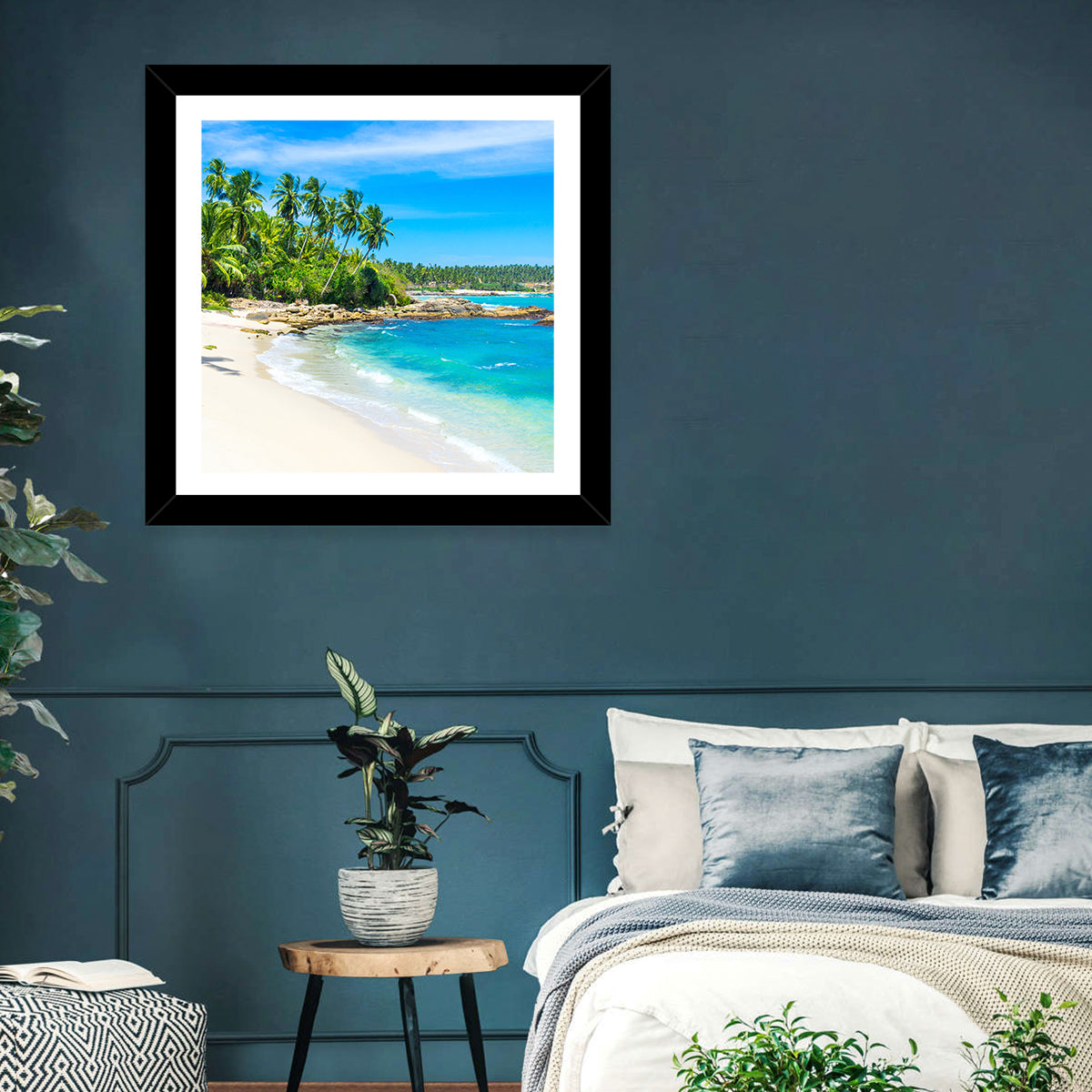 Sri Lanka Tropical Beach Wall Art