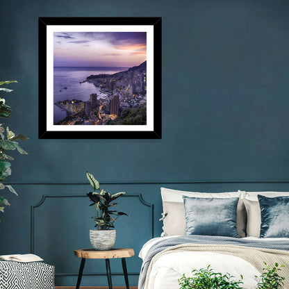 Monte Carlo at Dusk Wall Art