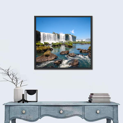 Iguazu River and Falls, Foz Do Iguaçu Wall Art