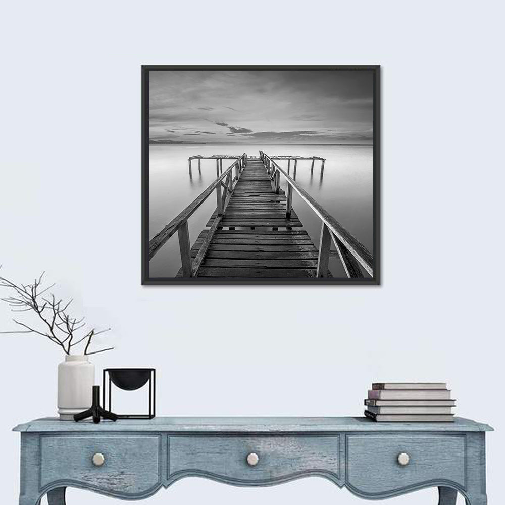 Teluk Tempoyak Jetty at Dusk Wall Art