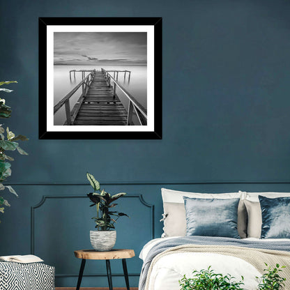 Teluk Tempoyak Jetty at Dusk Wall Art
