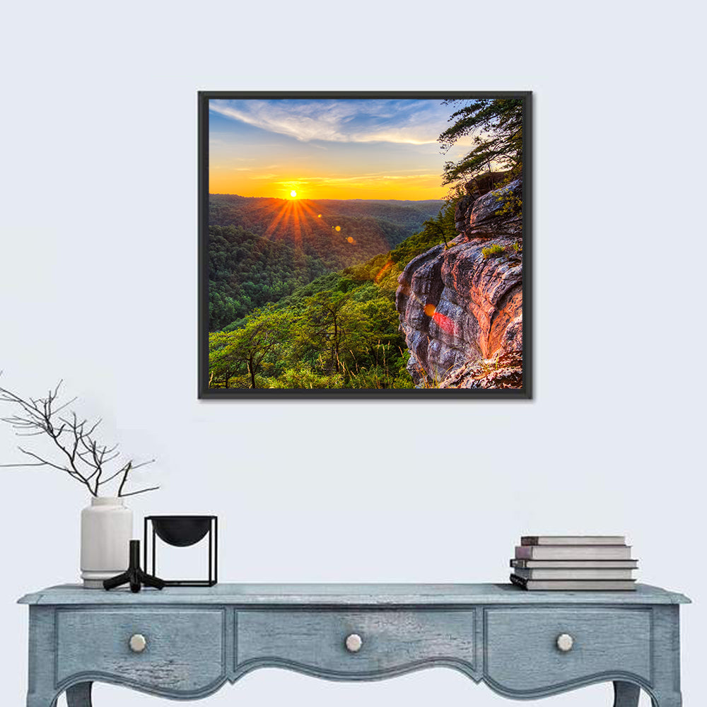 Big South Fork Gorge Sunset Wall Art