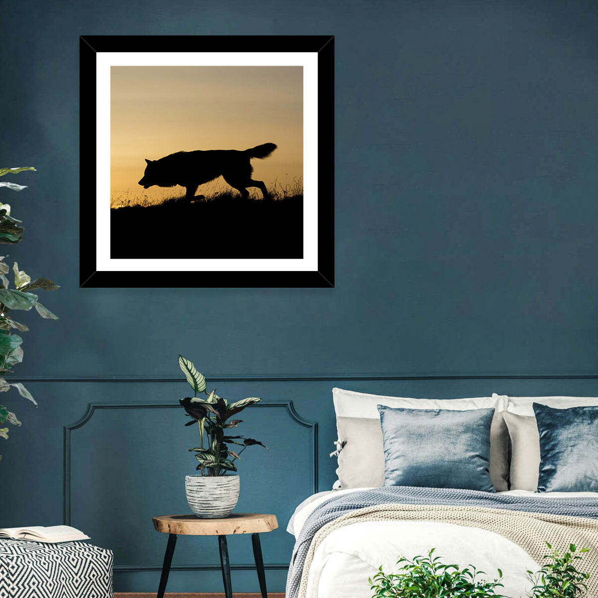 Hunting Wolf Wall Art