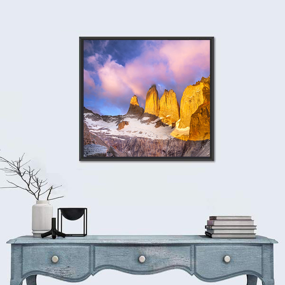 Torres Del Paine Alpenglow Wall Art
