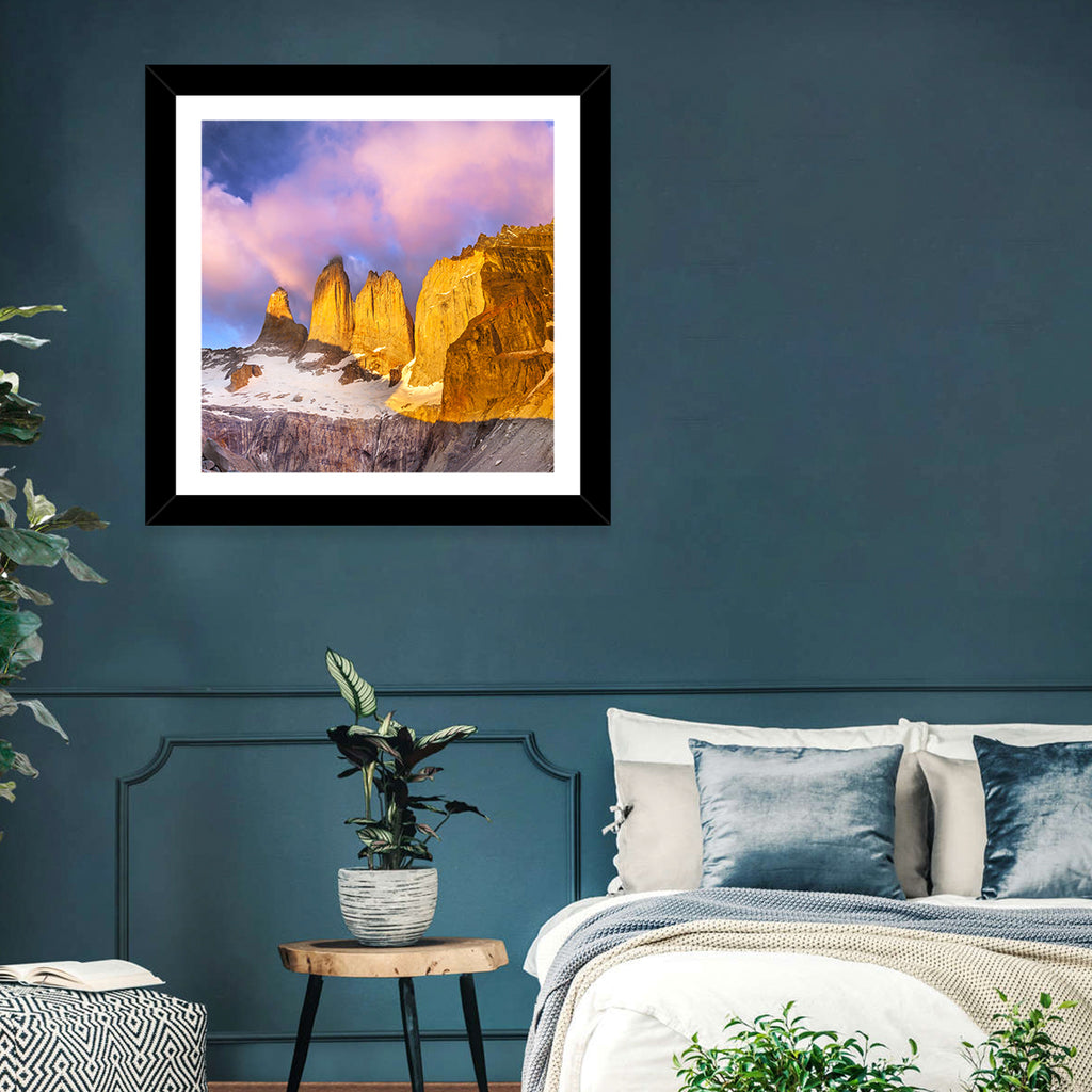 Torres Del Paine Alpenglow Wall Art