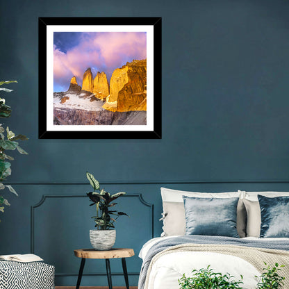 Torres Del Paine Alpenglow Wall Art