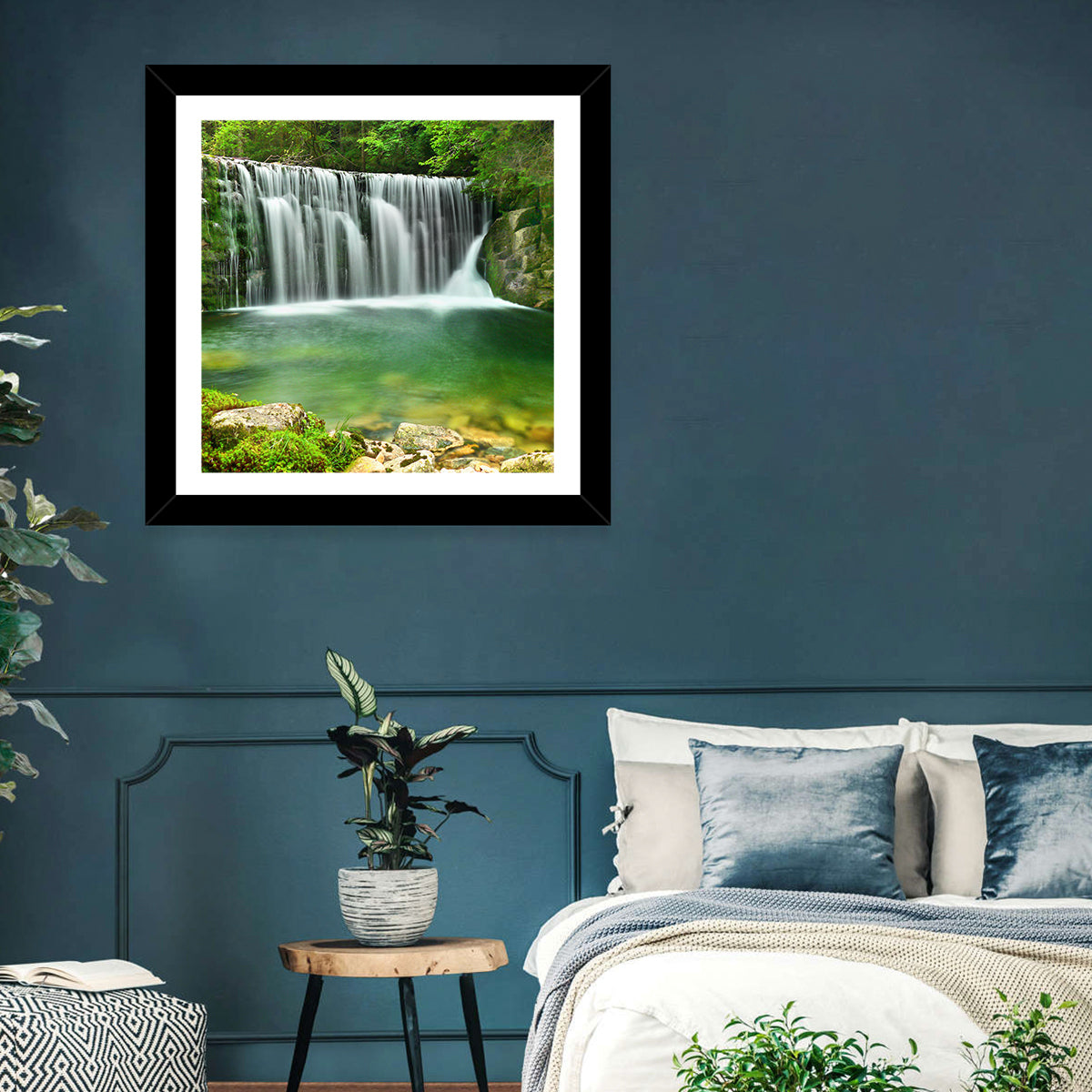 Emerald Lake Cascade Wall Art