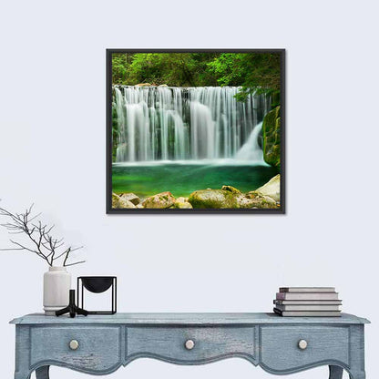 Emerald Lake Waterfall Wall Art