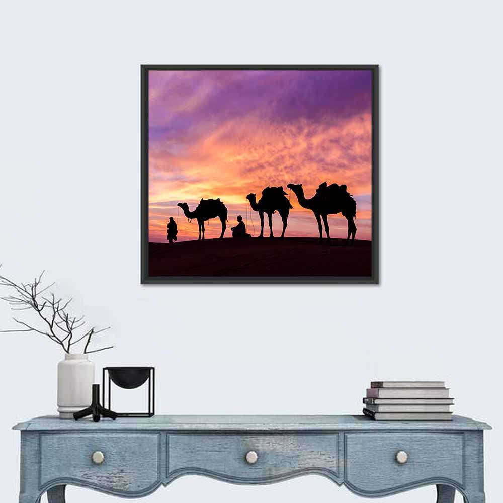 Rajasthan Desert Sunset Wall Art