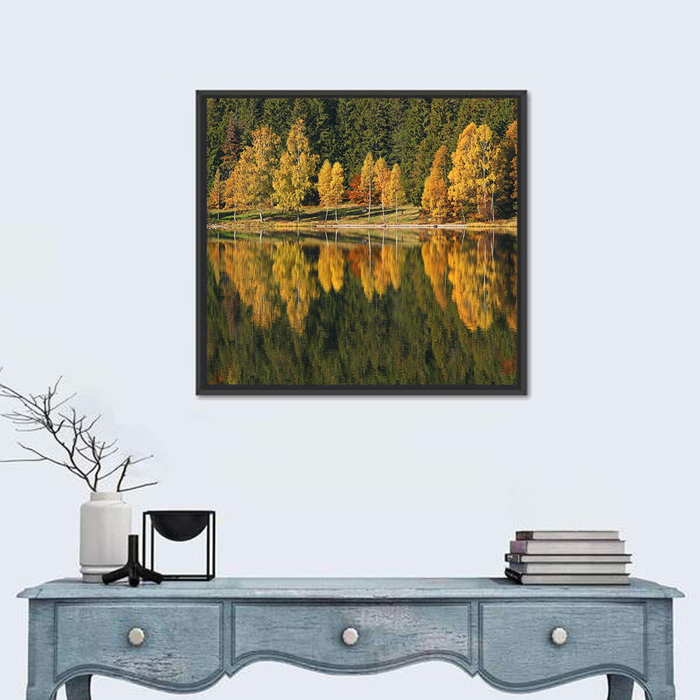 Saint Anna Lake Autumn Reflection Wall Art