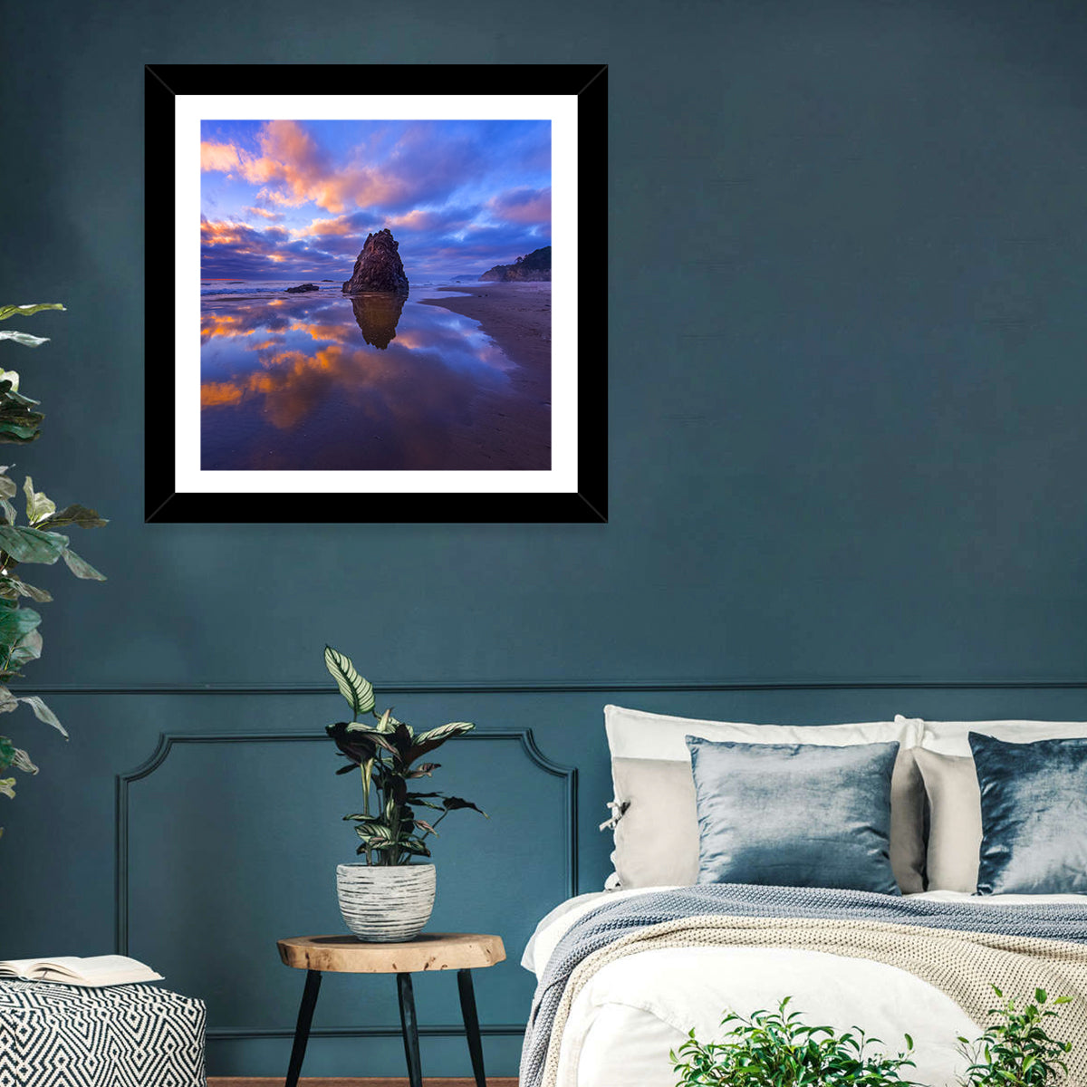 Oregon Coast Sea Stack Sunset Wall Art