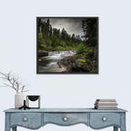 Mossy Forest Stream Wall Art