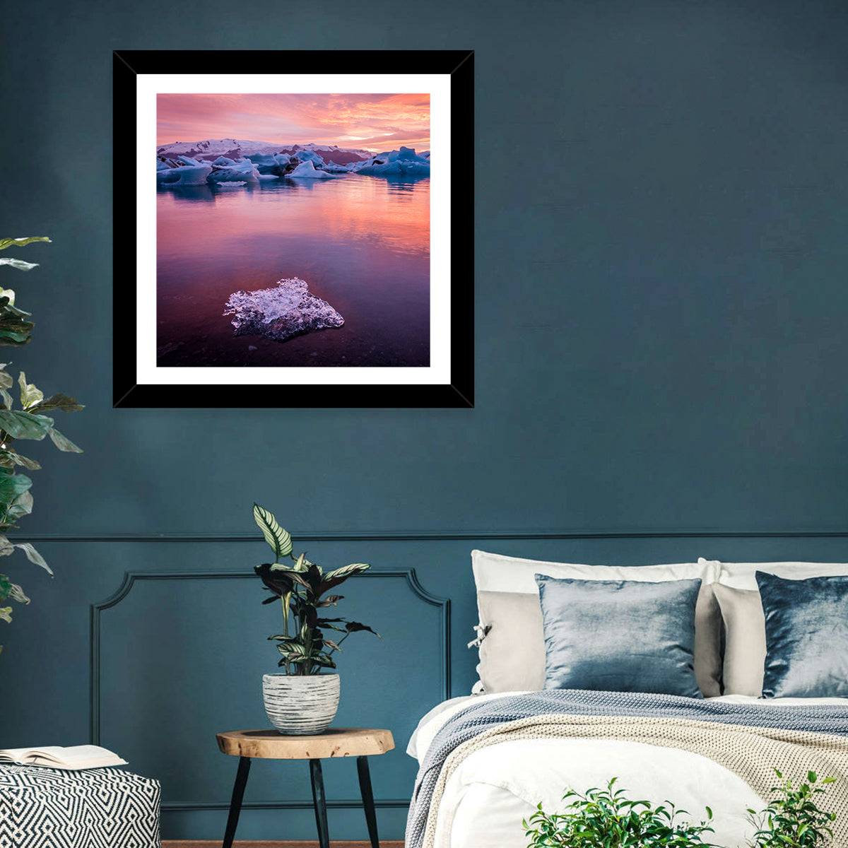 Jökulsárlón Dusk Lagoon Wall Art
