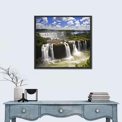 Iguazu Falls River View Wall Art