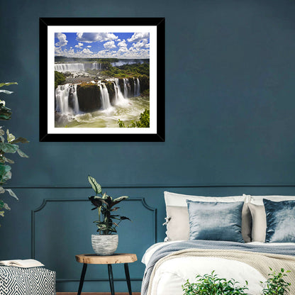 Iguazu Falls River View Wall Art