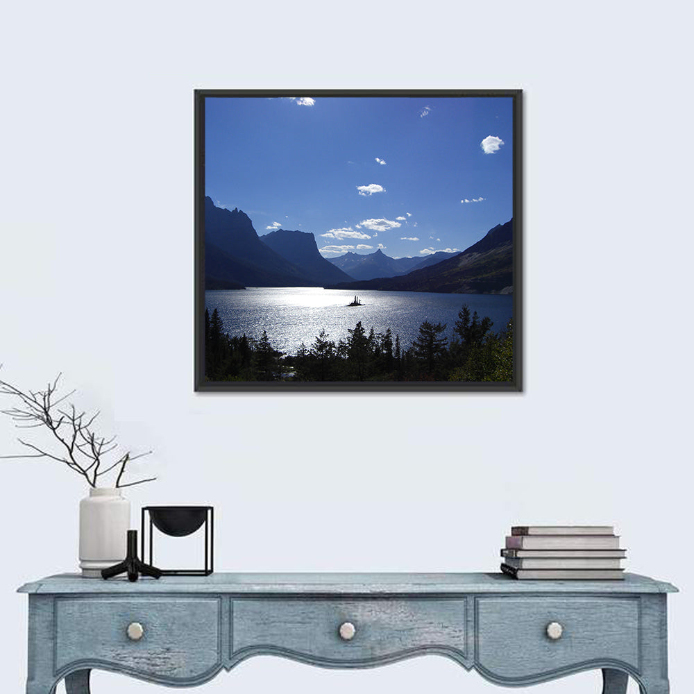 Montana Mountains Lake Wall Art