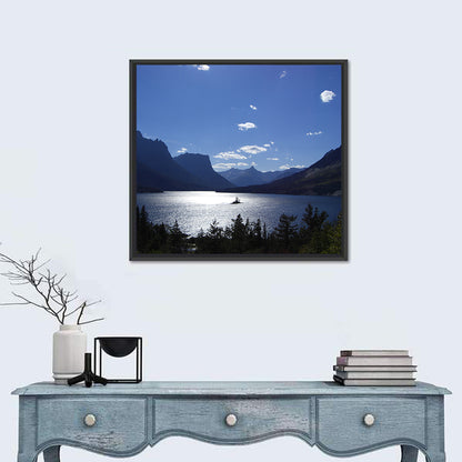 Montana Mountains Lake Wall Art
