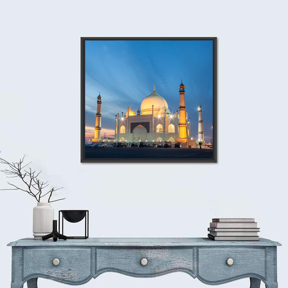 Siddiqa Fatima Zahra Mosque at Dusk Wall Art