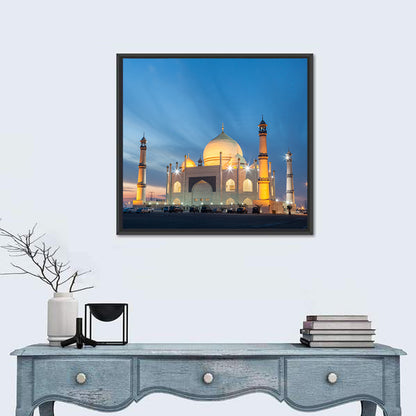 Siddiqa Fatima Zahra Mosque at Dusk Wall Art