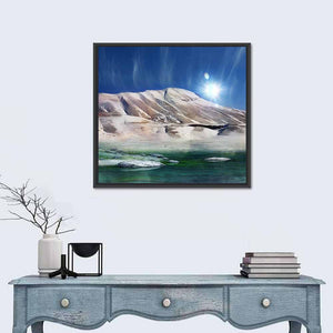 Magic Winter Mountain Wall Art