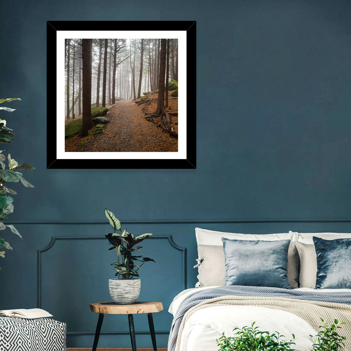 Misty Appalachian Trail Path Wall Art