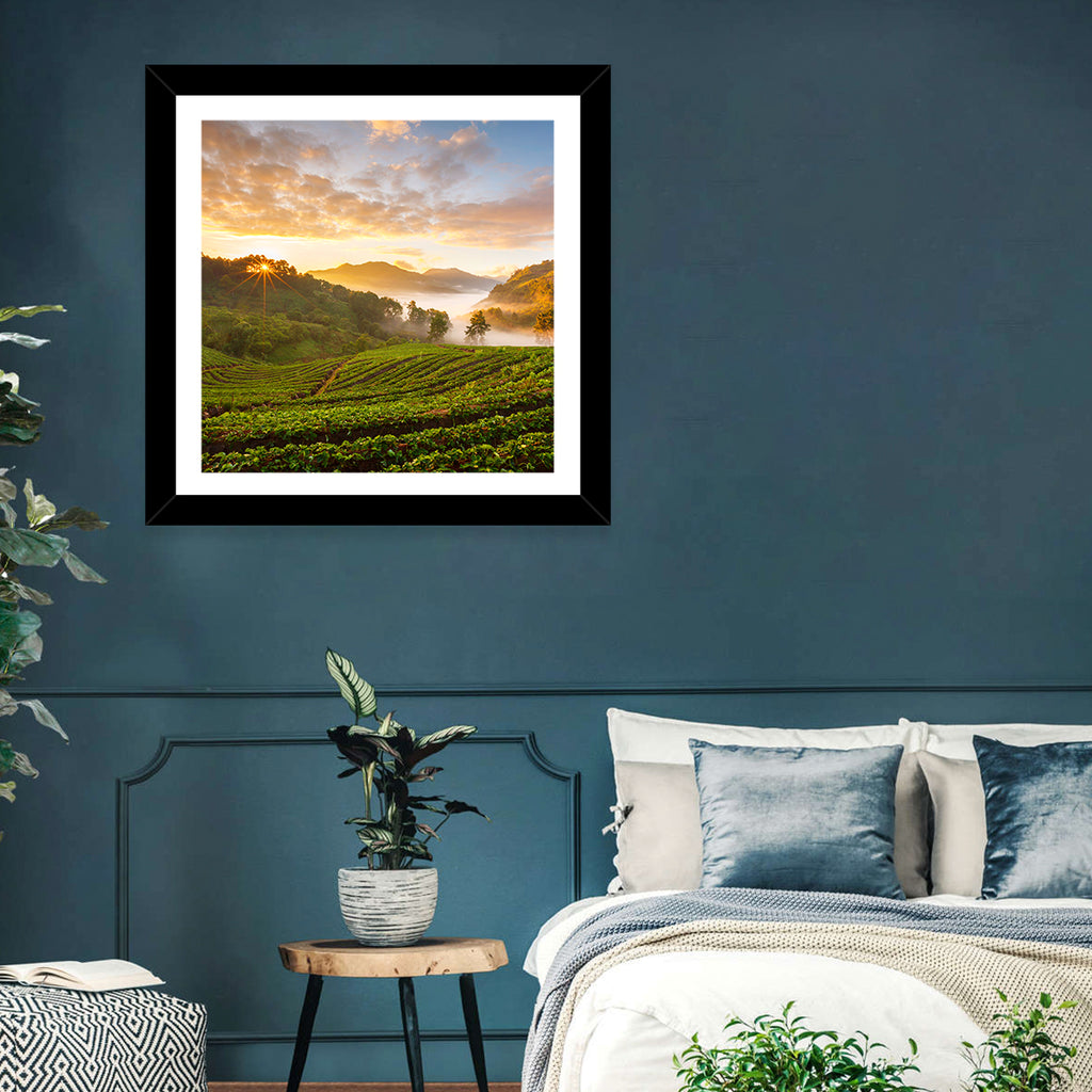 Strawberry Fields Sunrise Wall Art