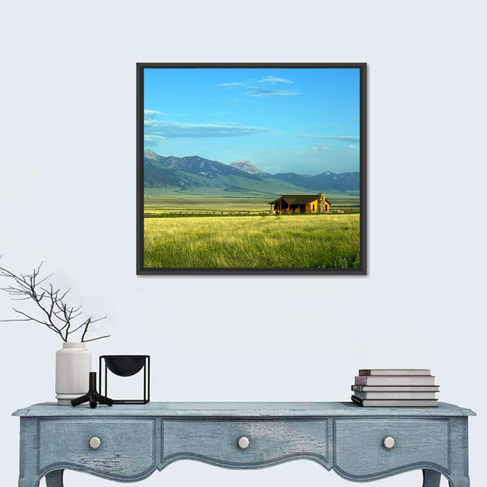 Montana Mountain Ranch Wall Art