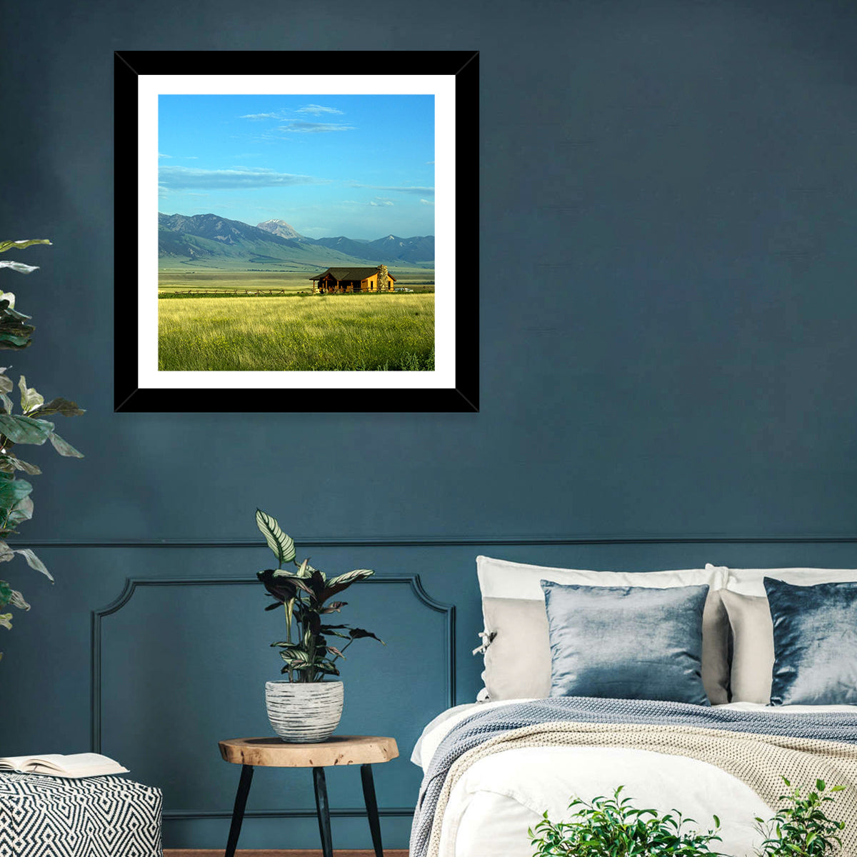 Montana Mountain Ranch Wall Art