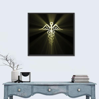 Medical Corps Caduceus Emblem Wall Art