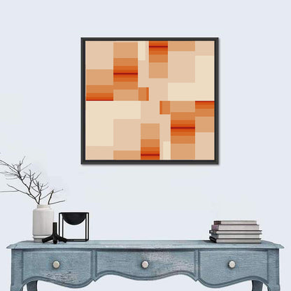 Minimalist Aerial Farm Fields Wall Art