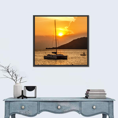Mama Afrika Sunset, Lake Malawi Wall Art