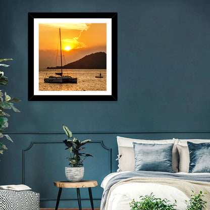 Mama Afrika Sunset, Lake Malawi Wall Art