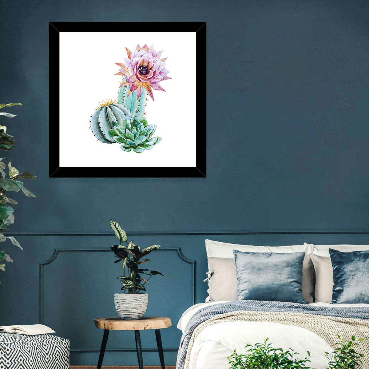 Watercolor Cactus Wall Art