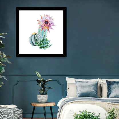 Watercolor Cactus Wall Art
